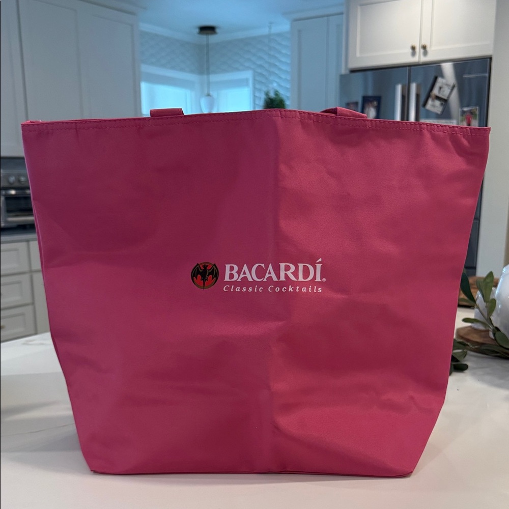 Pink Tote Bag by Bacardi